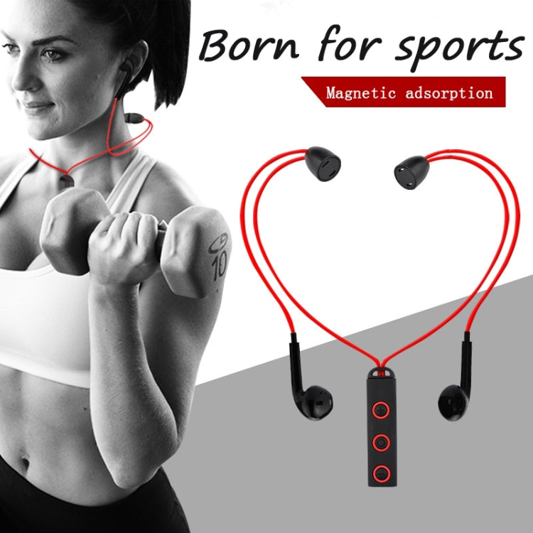 BT313 Magnetic Earbuds Sport Wireless Headphone Handsfree bluetooth HD Stereo Bass Headsets with Mic
