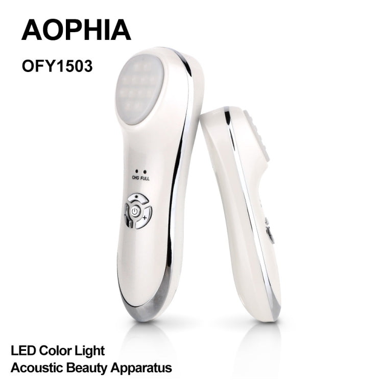 OFY-1503  Beauty Instrument LED Photon Facial Skin Rejuvenation Tighten Wrinkle Removal Ultrasonic Iontophoresis Face Care Massager