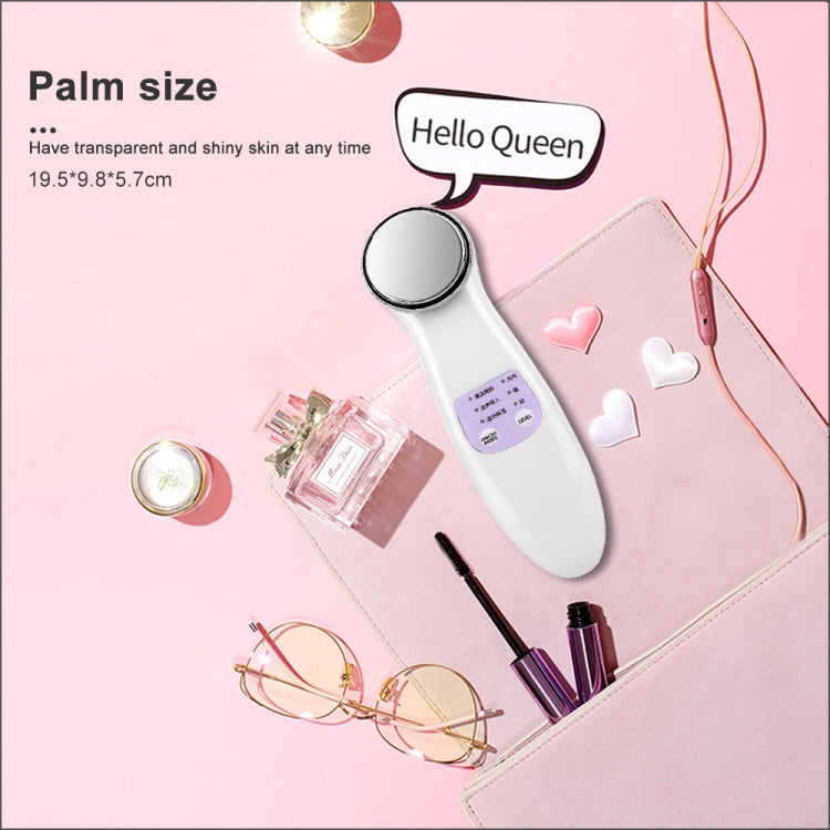 DRY-001  Mini Rejuvenation Beauty Massager Facial Firming Charging Hot Compression Essence Wrinkle Deep Cleansing Skin Beauty Tool