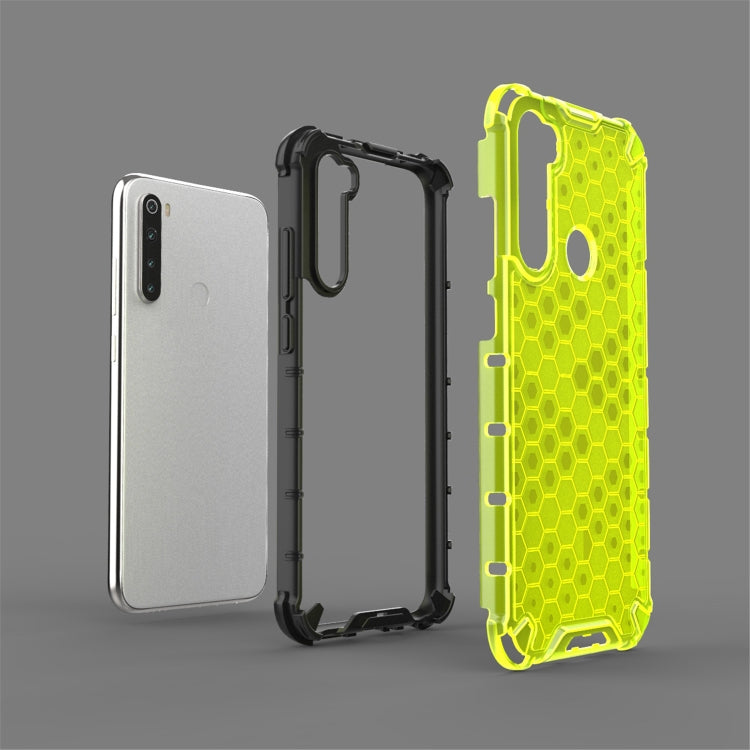 For OPPO Realme 5 Pro Shockproof Honeycomb PC + TPU Case