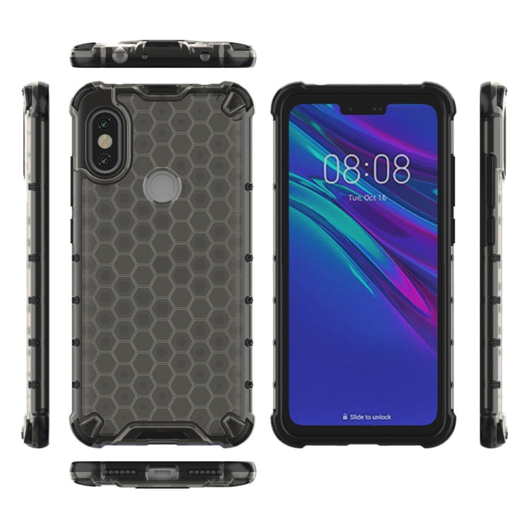 For Galaxy A20s Shockproof Honeycomb PC + TPU Case