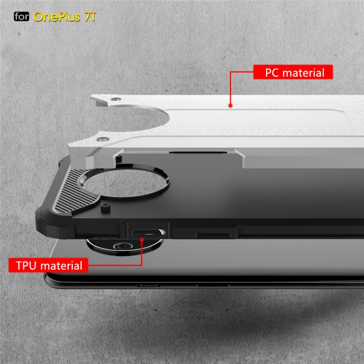 For Oneplus 7T Magic Armor TPU + PC Combination Case