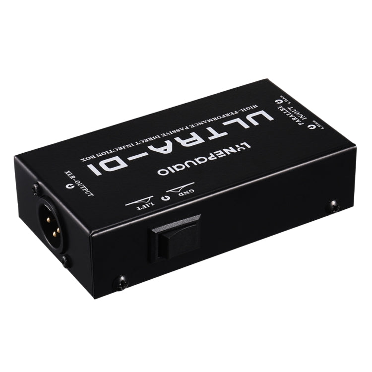 Electric Guitar Electric Bass Passive DI Box with Earthing Switch Function of Humming Noise Cancellation