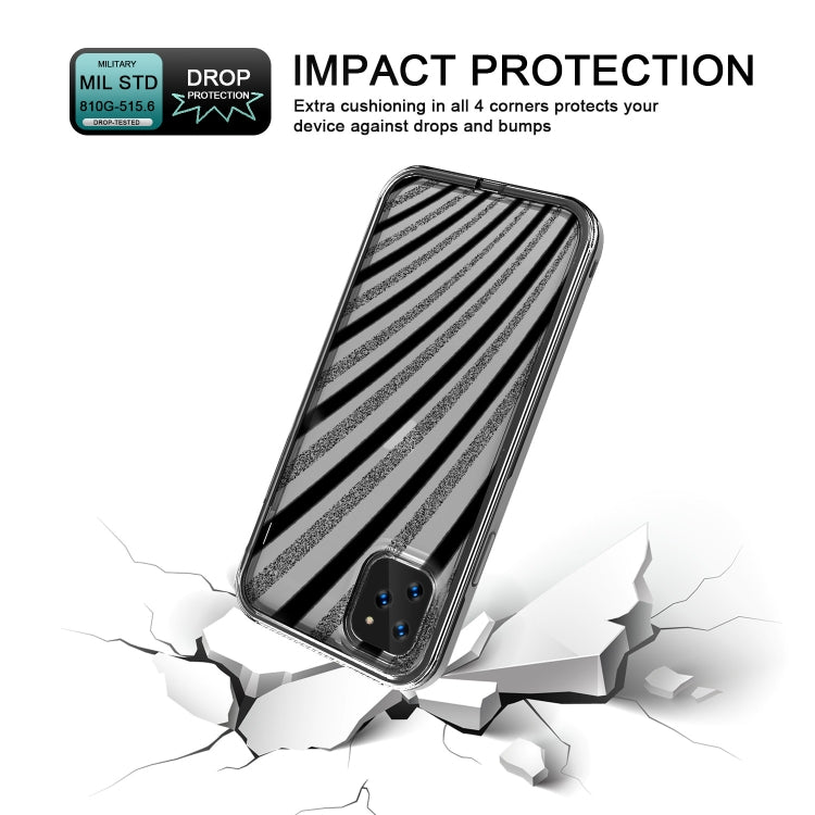 For iPhone 11 Pro 2 in 1 TPU+PC Solid Color Combination Drop