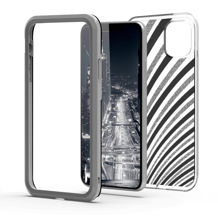 For iPhone 11 Pro 2 in 1 TPU+PC Solid Color Combination Drop