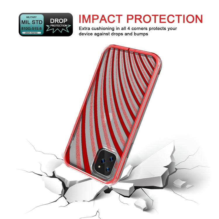For iPhone 11 Pro 2 in 1 TPU+PC Solid Color Combination Drop