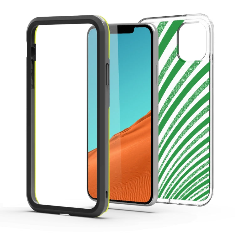 For iPhone 11 Pro 2 in 1 TPU+PC Solid Color Combination Drop