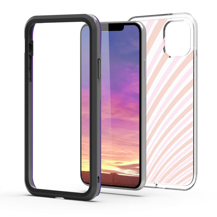 For iPhone 11 Pro 2 in 1 TPU+PC Solid Color Combination Drop