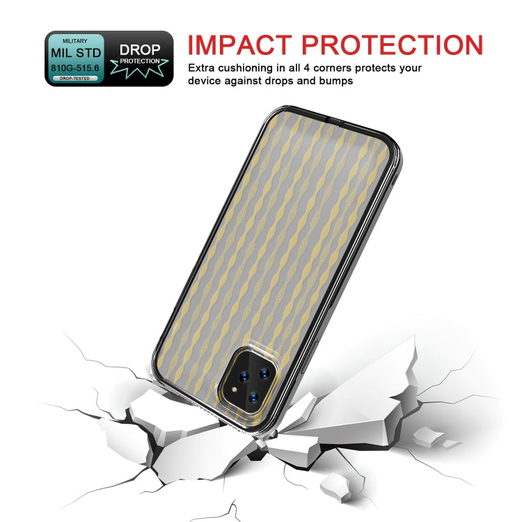 For iPhone 11 Pro 2 in 1 TPU+PC Solid Color Combination Drop