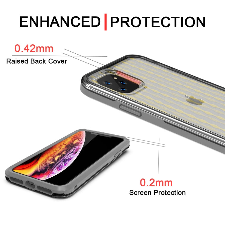 For iPhone 11 Pro 2 in 1 TPU+PC Solid Color Combination Drop