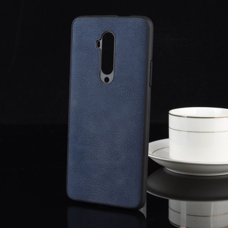 For OnePlus 7T PRO Shockproof Sheep Skin PC + PU + TPU Case(Blus)
