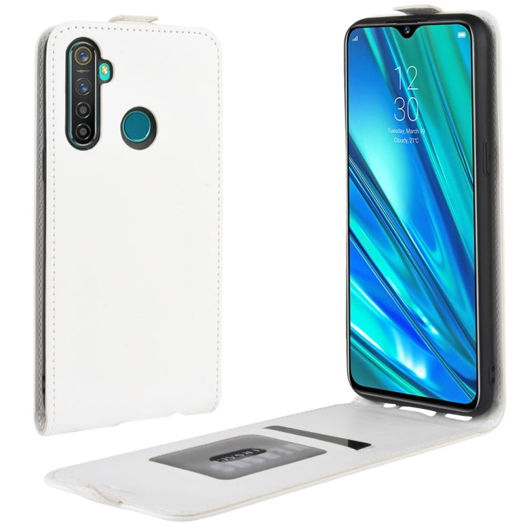 For OPPO Realme 5 Pro / Realme Q Crazy Horse Vertical Flip Leather Protective Case