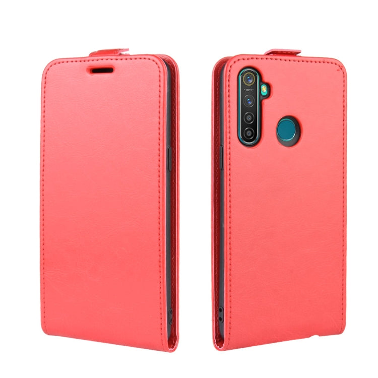 For OPPO Realme 5 Pro / Realme Q Crazy Horse Vertical Flip Leather Protective Case