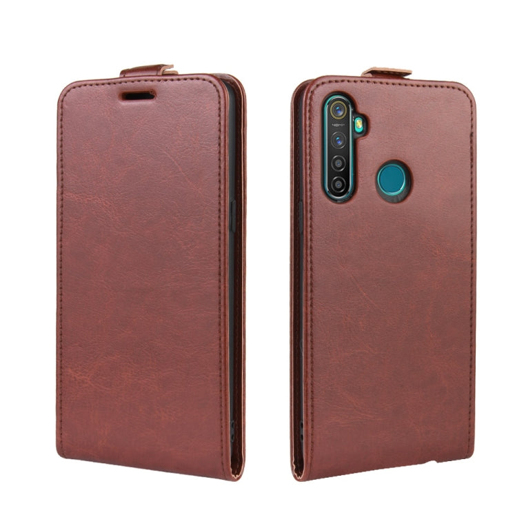 For OPPO Realme 5 Pro / Realme Q Crazy Horse Vertical Flip Leather Protective Case