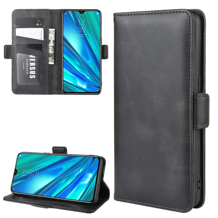 For OPPO Realme 5 Pro / Realme Q Dual-side Magnetic Buckle Horizontal Flip Leather Case with Holder & Card Slots & Wallet & Photo Frame