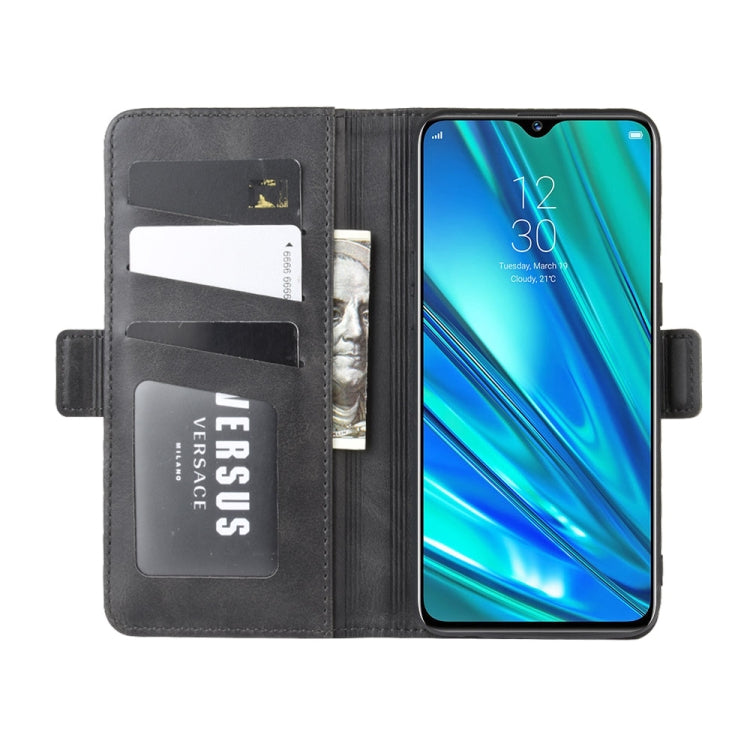 For OPPO Realme 5 Pro / Realme Q Dual-side Magnetic Buckle Horizontal Flip Leather Case with Holder & Card Slots & Wallet & Photo Frame