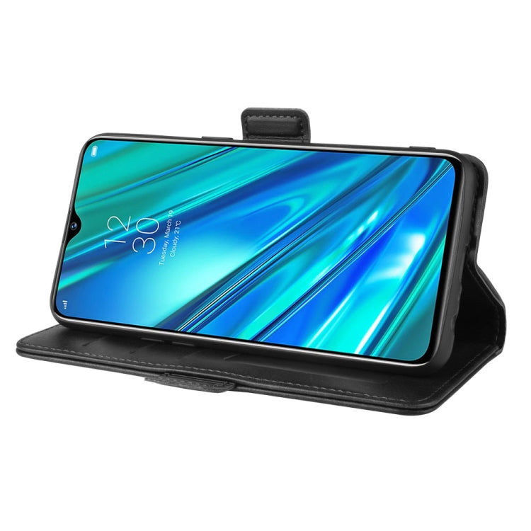 For OPPO Realme 5 Pro / Realme Q Dual-side Magnetic Buckle Horizontal Flip Leather Case with Holder & Card Slots & Wallet & Photo Frame