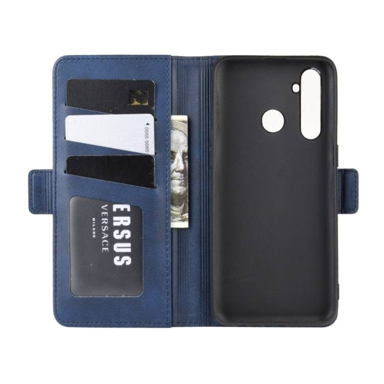 For OPPO Realme 5 Pro / Realme Q Dual-side Magnetic Buckle Horizontal Flip Leather Case with Holder & Card Slots & Wallet & Photo Frame