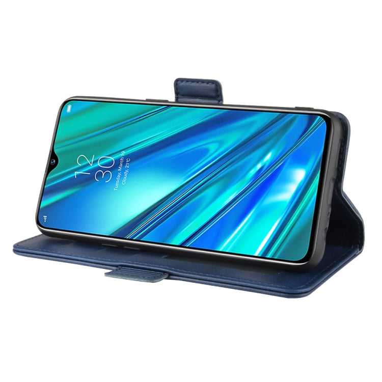 For OPPO Realme 5 Pro / Realme Q Dual-side Magnetic Buckle Horizontal Flip Leather Case with Holder & Card Slots & Wallet & Photo Frame