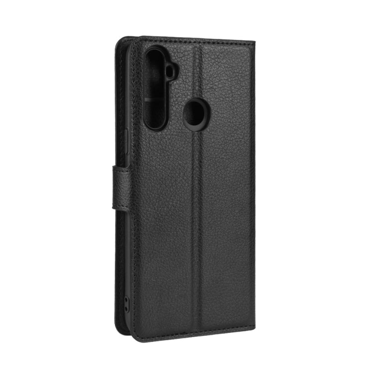 For OPPO Realme 5 Pro / Realme Q  Litchi Texture Horizontal Flip Leather Case with Wallet & Holder & Card Slots