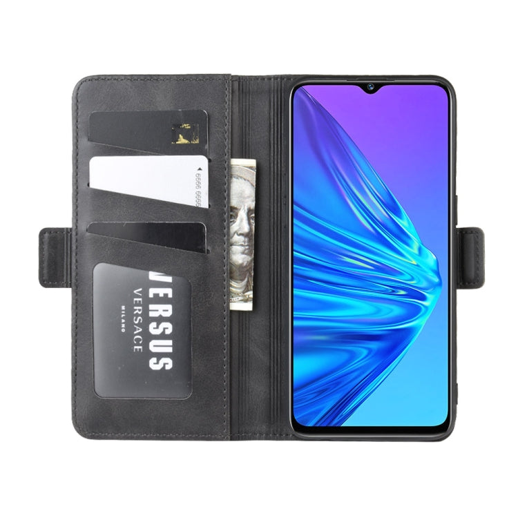 For OPPO Realme 5 Dual-side Magnetic Buckle Horizontal Flip Leather Case with Holder & Card Slots & Wallet & Photo Frame