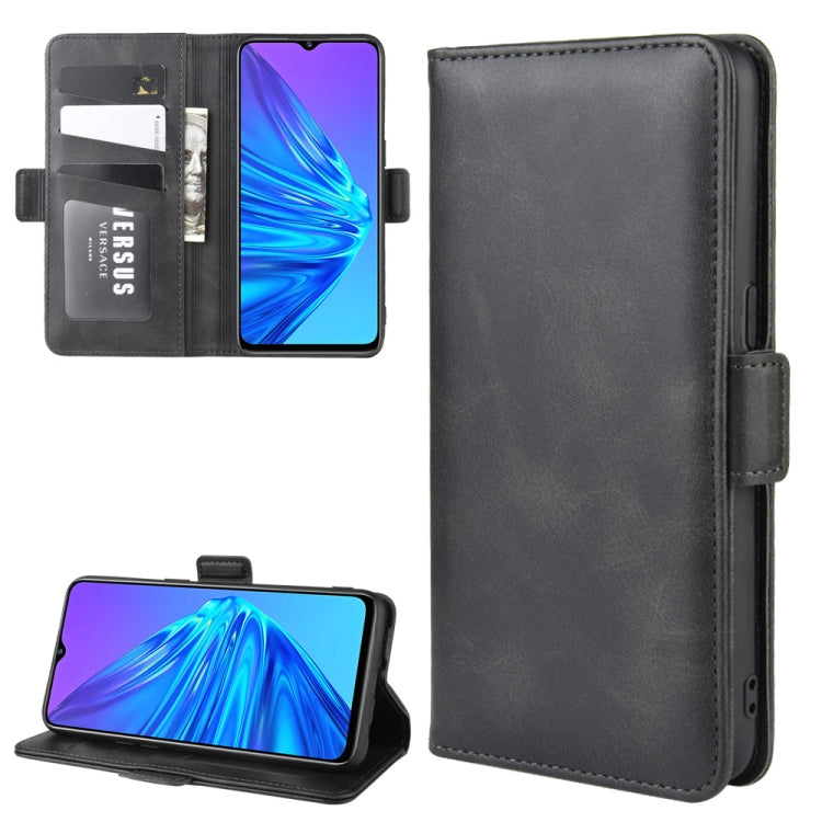 For OPPO Realme 5 Dual-side Magnetic Buckle Horizontal Flip Leather Case with Holder & Card Slots & Wallet & Photo Frame