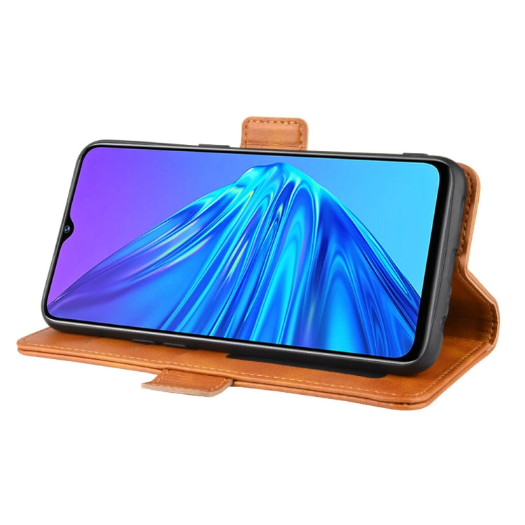 For OPPO Realme 5 Dual-side Magnetic Buckle Horizontal Flip Leather Case with Holder & Card Slots & Wallet & Photo Frame