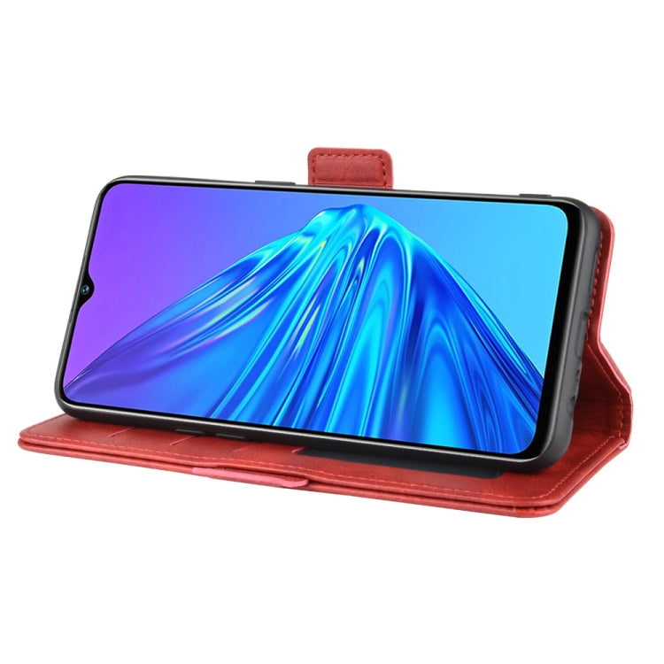 For OPPO Realme 5 Dual-side Magnetic Buckle Horizontal Flip Leather Case with Holder & Card Slots & Wallet & Photo Frame