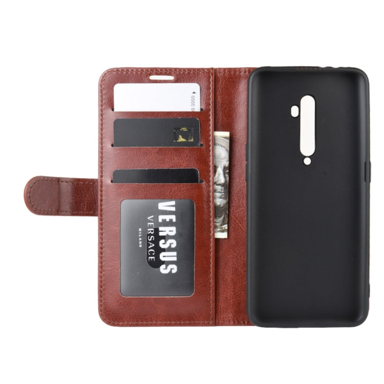 For OPPO RENO2  R64 Texture Single Fold Horizontal Flip Leather Case with Holder & Card Slots & Wallet