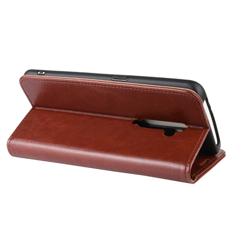 For OPPO RENO2  R64 Texture Single Fold Horizontal Flip Leather Case with Holder & Card Slots & Wallet