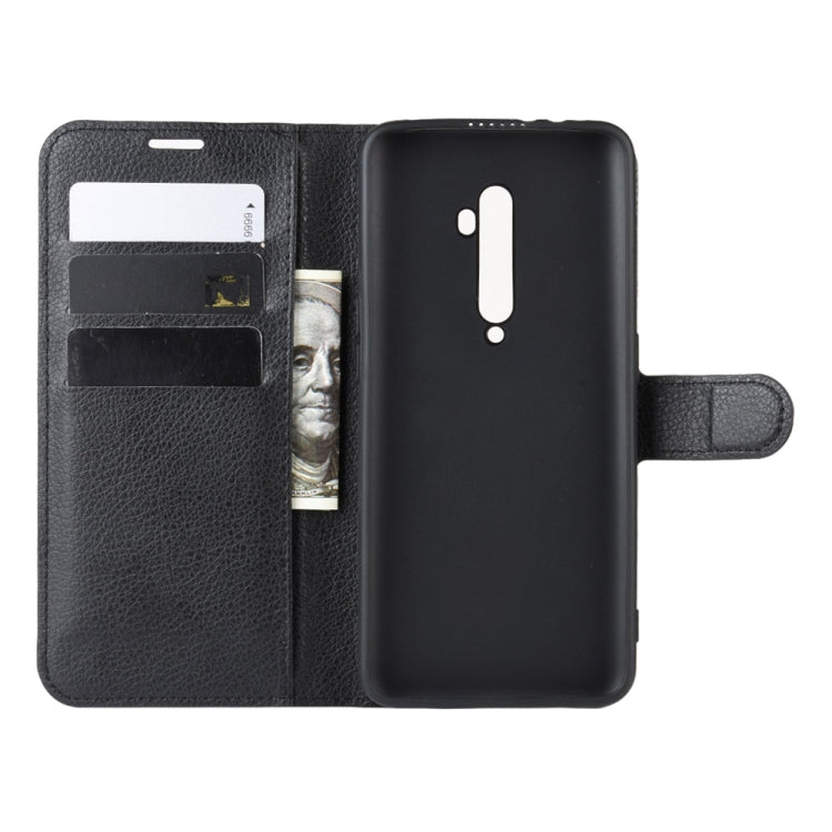 For OPPO RENO2   Litchi Texture Horizontal Flip Leather Case with Wallet & Holder & Card Slots