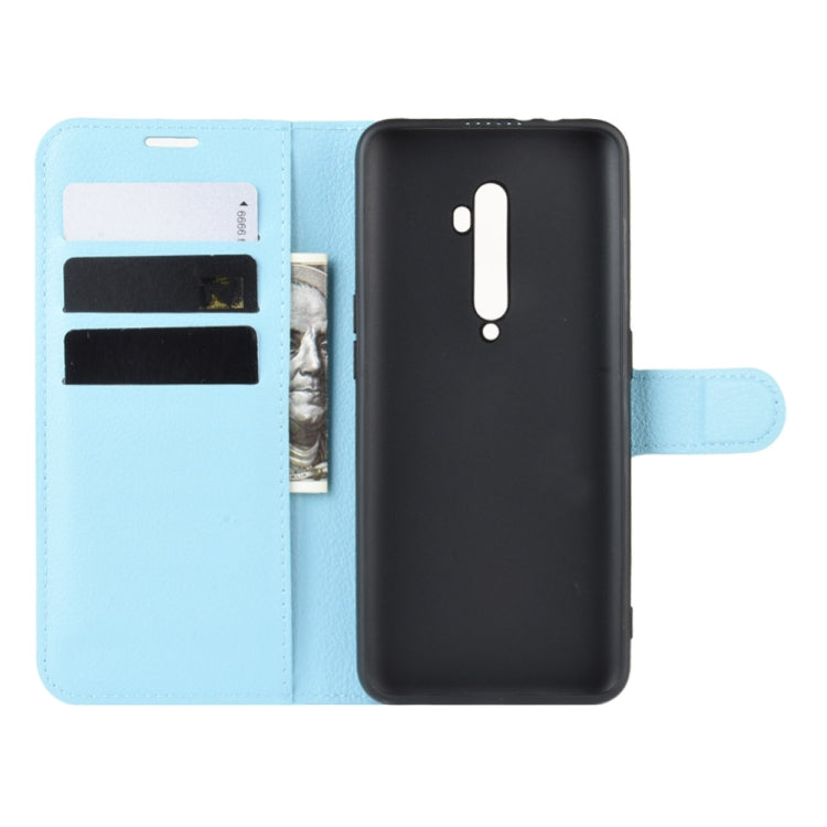 For OPPO RENO2   Litchi Texture Horizontal Flip Leather Case with Wallet & Holder & Card Slots