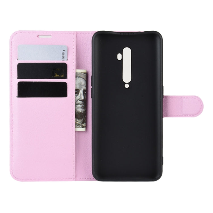 For OPPO RENO2   Litchi Texture Horizontal Flip Leather Case with Wallet & Holder & Card Slots