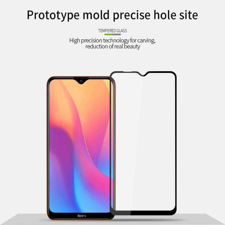 For Xiaomi RedMi 8A MOFI 9H 2.5D Full Screen Tempered Glass Film(Black)