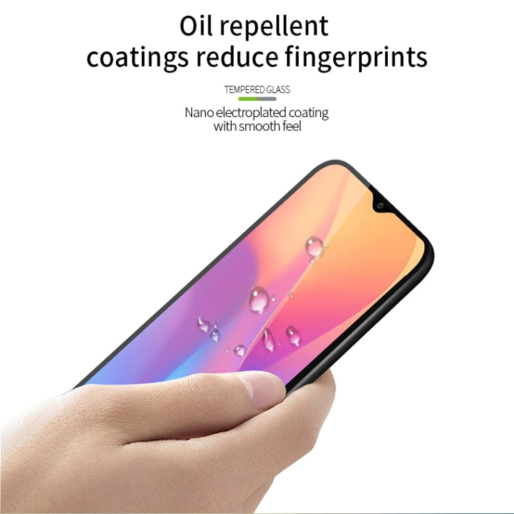 For Xiaomi RedMi 8A MOFI 9H 2.5D Full Screen Tempered Glass Film(Black)
