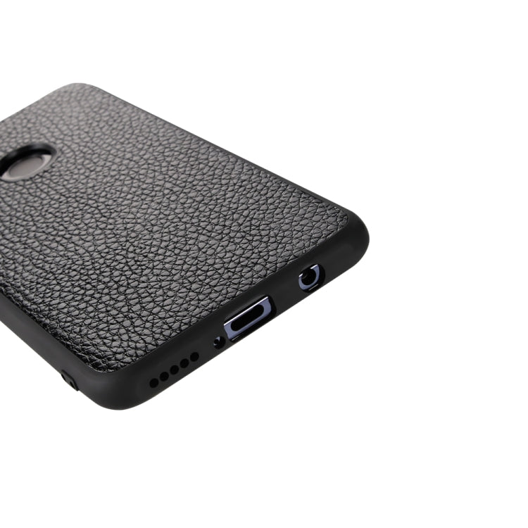 For Huawei P30 Lite Lychee Grain Cortex Anti-falling TPU Mobile Phone Shell Protective Case