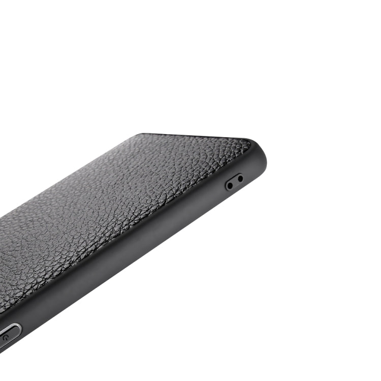 For Huawei Mate 20X Lychee Grain Cortex Anti-falling TPU Mobile Phone Shell Protective Case