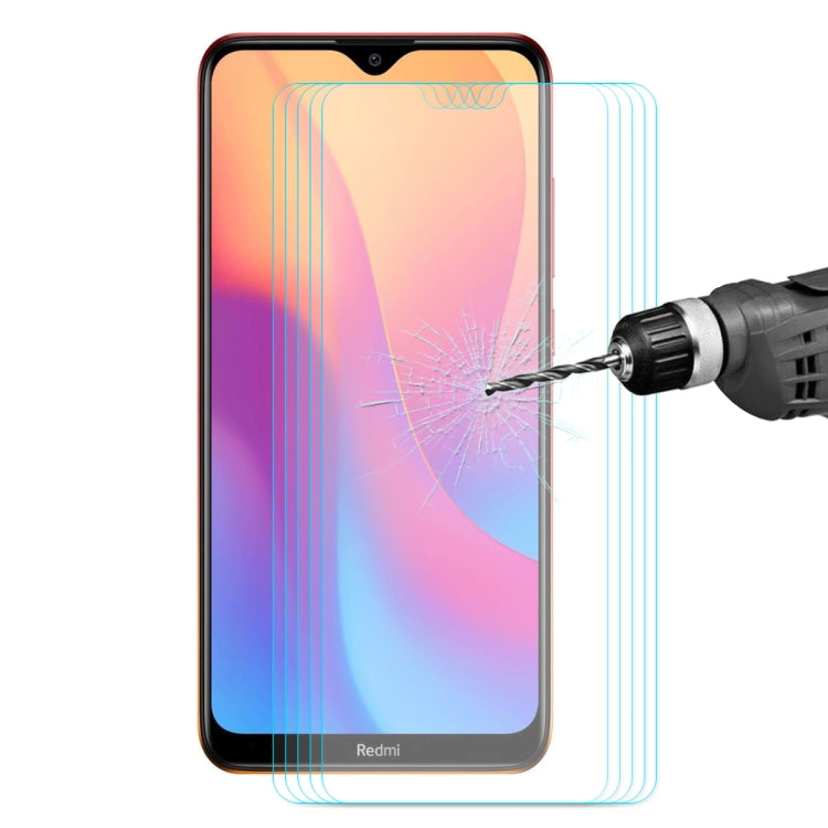 For Xiaomi Redmi 8A 5PCS ENKAY Hat-prince 0.26mm 9H 2.5D Curved Edge Tempered Glass Film