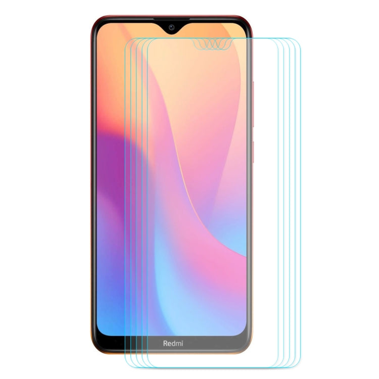 For Xiaomi Redmi 8A 5PCS ENKAY Hat-prince 0.26mm 9H 2.5D Curved Edge Tempered Glass Film