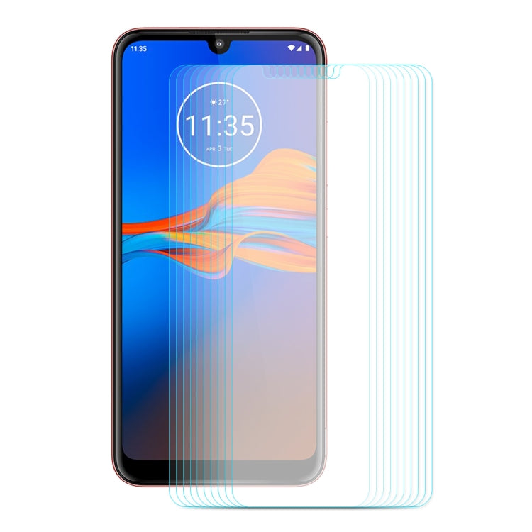 For Motorola Moto E6 Plus 10 PCS ENKAY 0.26mm 9H 2.5D Curved Edge Tempered Glass Film