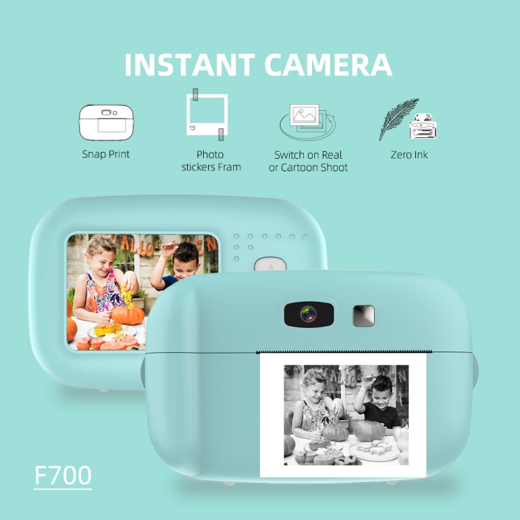 JEDX-F700 Children's Camera Instant Camera And Print Mini DSLR Children's Digital Camera