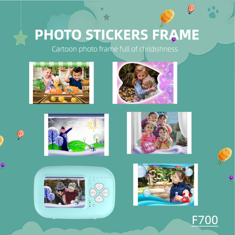 JEDX-F700 Children's Camera Instant Camera And Print Mini DSLR Children's Digital Camera