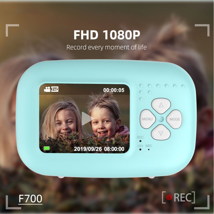 JEDX-F700 Children's Camera Instant Camera And Print Mini DSLR Children's Digital Camera