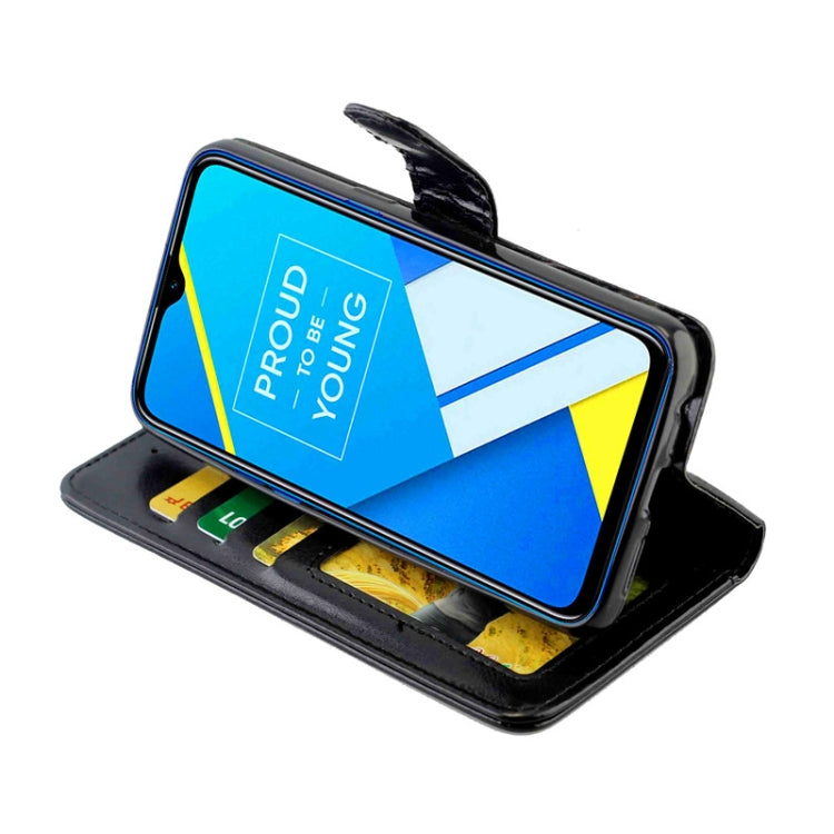 For OPPO Realme C2 Crazy Horse Texture Horizontal Flip Leather Case with Holder & Card Slots & Wallet & Photo Frame