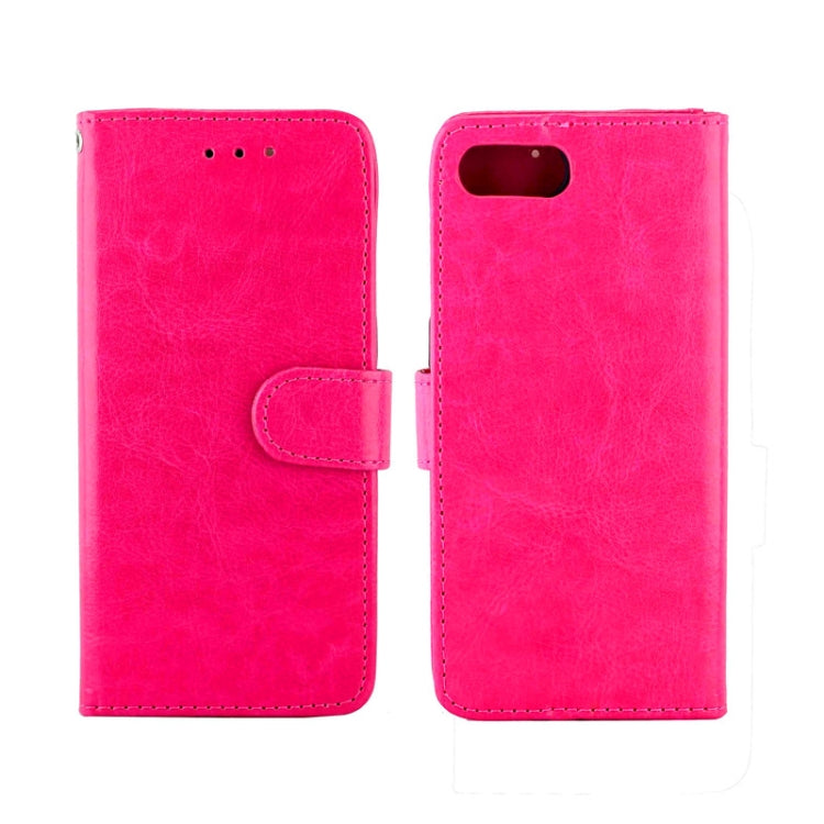 For OPPO Realme C2 Crazy Horse Texture Horizontal Flip Leather Case with Holder & Card Slots & Wallet & Photo Frame