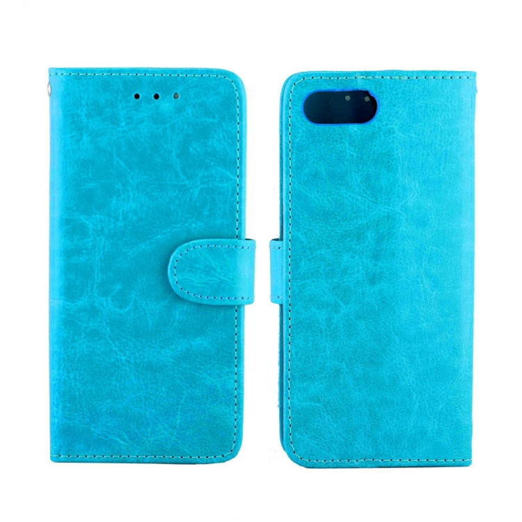 For OPPO Realme X Crazy Horse Texture Horizontal Flip Leather Case with Holder & Card Slots & Wallet & Photo Frame