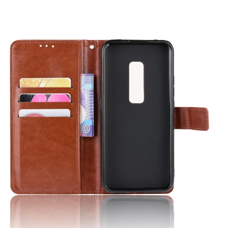 For Vivo V17 Pro Retro Crazy Horse Texture Horizontal Flip Leather Case , with Holder & Card Slots & Photo Frame
