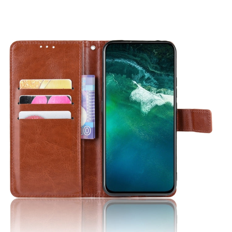 For Vivo V17 Pro Retro Crazy Horse Texture Horizontal Flip Leather Case , with Holder & Card Slots & Photo Frame