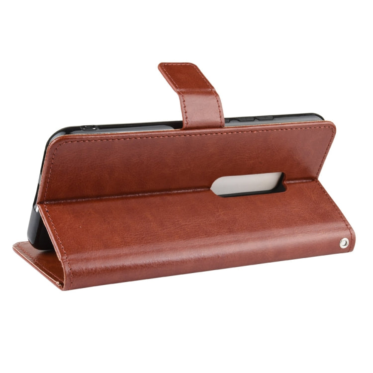 For Vivo V17 Pro Retro Crazy Horse Texture Horizontal Flip Leather Case , with Holder & Card Slots & Photo Frame