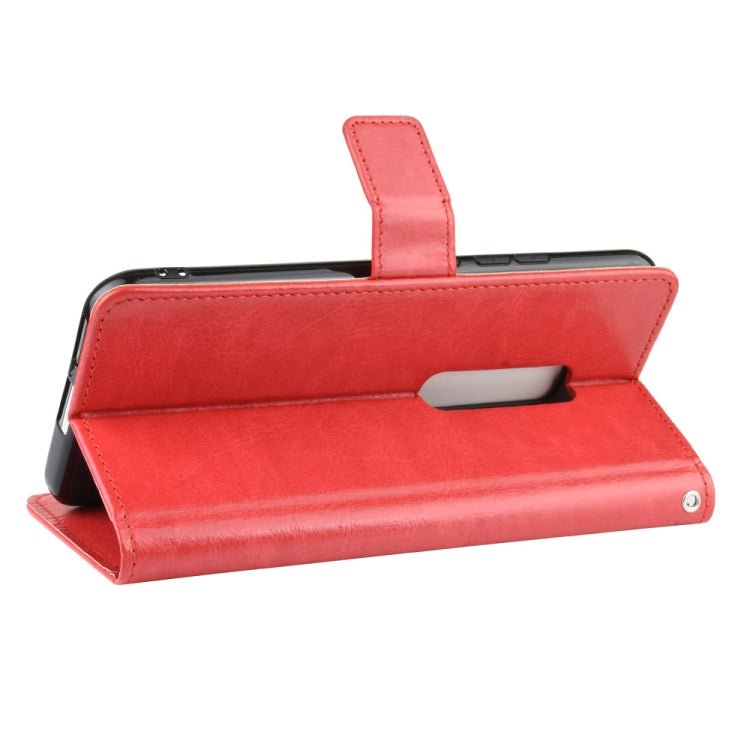 For Vivo V17 Pro Retro Crazy Horse Texture Horizontal Flip Leather Case , with Holder & Card Slots & Photo Frame